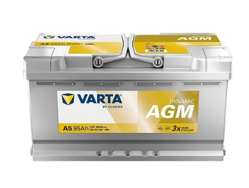 VARTA 595901085 | Akü Silver Dynamic Agm G14 A5 Start-Stop 12V 95AH 850A Varta