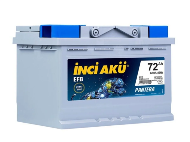 İnci Akü 72 Ah Efb Akü