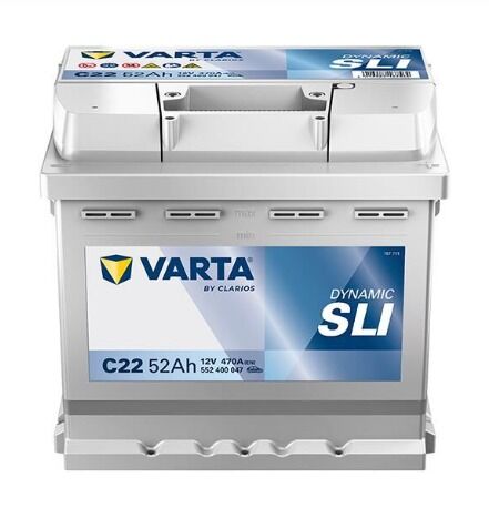 VARTA 552400047 | Akü Blue Dynamic Start-Stop C22 12V 52AH 470A Varta