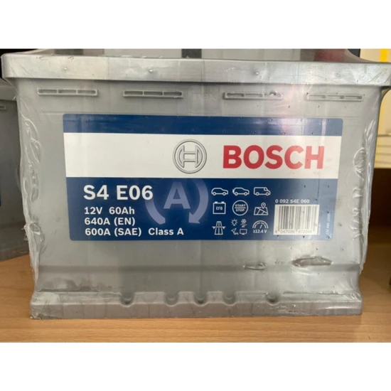 Bosch 60 Amper 12 Volt Bosch Efb Start Stop Akü S4 E06