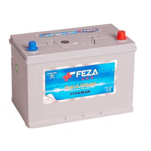 FEZA 12V 80AH Araç Aküsü