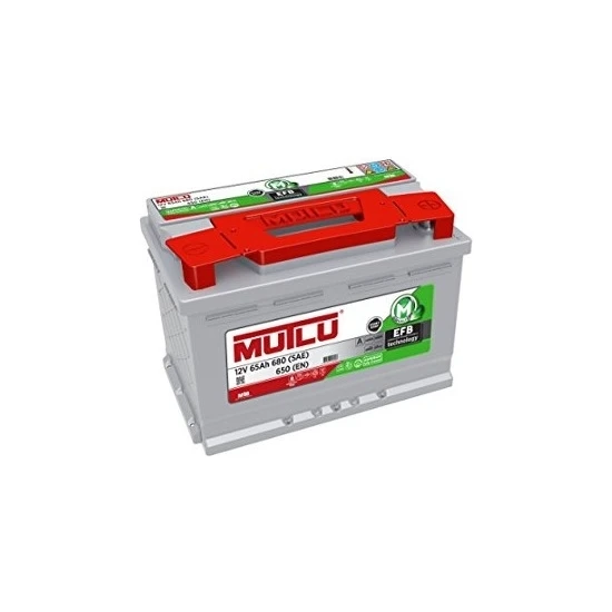 Mutlu 12 Volt 65 Efb Start Stop Akü