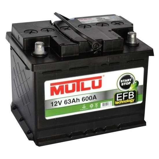 Mutlu 12V 63 Ah 600A EFB Start-Stop Akü